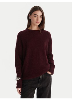 Patrizia Pepe Sweter 2K0326/K293-M536 Bordowy Regular Fit ze sklepu MODIVO w kategorii Swetry damskie - zdjęcie 186705497