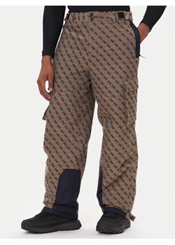 Guess Spodnie narciarskie M5BB77 WF182 Brązowy Regular Fit ze sklepu MODIVO w kategorii Spodnie męskie - zdjęcie 186705499