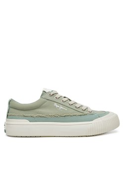 Pepe Jeans Tenisówki Ben Fresh W PLS31589 Zielony ze sklepu MODIVO w kategorii Trampki damskie - zdjęcie 186705508