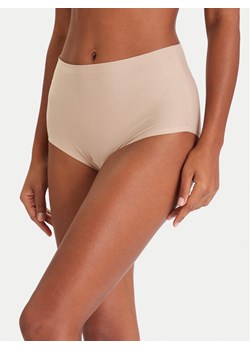 Chantelle Figi klasyczne z wysokim stanem Soft Stretch Plus Size C11370 Beżowy ze sklepu MODIVO w kategorii Majtki damskie - zdjęcie 186705509