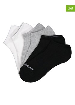 Skechers Skarpety (3 pary) w kolorze szaro-biało-czarnym ze sklepu Limango Polska w kategorii Skarpetki męskie - zdjęcie 186706057