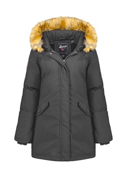 Geographical Norway Parka &quot;Dinasty&quot; w kolorze ciemnoszarym ze sklepu Limango Polska w kategorii Kurtki damskie - zdjęcie 186706297