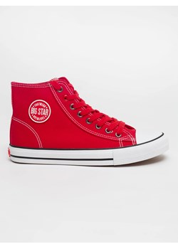 Trampki damskie wysokie czerwone JJ274A503 603 ze sklepu Big Star w kategorii Trampki damskie - zdjęcie 186706949