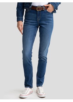 Jeansy damskie z wysokim stanem niebieskie Katrina High Waist 470 ze sklepu Big Star w kategorii Jeansy damskie - zdjęcie 186707476
