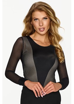 Body klasyczne Lupo 257 czarny ze sklepu kontri.pl w kategorii Body damskie - zdjęcie 186707746