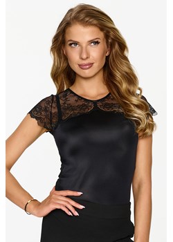 Body klasyczne Lupo 253 czarny - id: 39262 - marki Lupoline - 186707796 Body klasyczne Lupo 253 czarny ze sklepu kontri.pl w kategorii Body damskie - zdjęcie 186707796