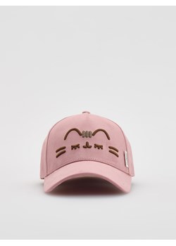 Reserved - Czapka z daszkiem Pusheen - różowy ze sklepu Reserved w kategorii Czapki dziecięce - zdjęcie 186708047