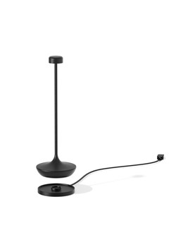 Lampa akumulatorowa stołowa bezprzewodowa DECA w kolorze czarnym matowym 6 sztuk/komplet ze sklepu Lysne w kategorii Lampy stołowe - zdjęcie 186708265