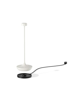 Biała lampa stołowa z akumulatorem do restauracji DECA 6 sztuk/komplet ze sklepu Lysne w kategorii Lampy stołowe - zdjęcie 186708268