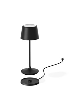 Lampka akumulatorowa LED LUNA 300 czarny matowy 6 sztuk/komplet ze sklepu Lysne w kategorii Lampy stołowe - zdjęcie 186708275