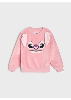 Sinsay - Bluza crewneck z haftem Stitch - różowy ze sklepu Sinsay w kategorii Bluzy dziewczęce - zdjęcie 186708446