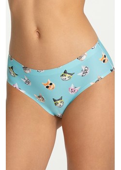 Julimex figi damskie Cats Simple Classic, Kolor niebieski-wzór, Rozmiar 2XL, Julimex ze sklepu Primodo w kategorii Majtki damskie - zdjęcie 186708997
