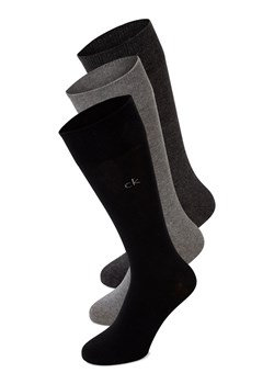Calvin Klein Skarpety w 3-paku Mężczyźni Bawełna szary jednolity ze sklepu vangraaf w kategorii Skarpetki męskie - zdjęcie 186710947