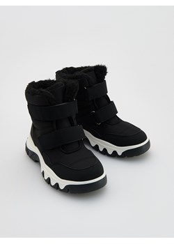 Reserved - Botki z wysoką cholewką - czarny ze sklepu Reserved w kategorii Buty zimowe dziecięce - zdjęcie 186712009