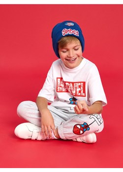 Sinsay - Czapka beanie z haftowanym napisem Spider-Man - granatowy ze sklepu Sinsay w kategorii Czapki dziecięce - zdjęcie 186712906