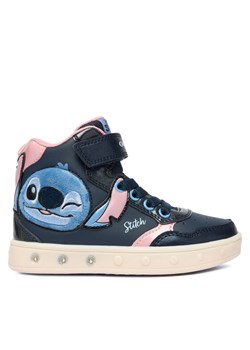 Sneakersy Geox J Skylin J568WH 0BCKN C0694 M Granatowy ze sklepu eobuwie.pl w kategorii Buty sportowe dziecięce - zdjęcie 186712985