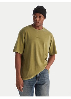G-Star Raw T-Shirt Overdyed D24780-C756 Zielony Boxy Fit ze sklepu MODIVO w kategorii T-shirty męskie - zdjęcie 186713166
