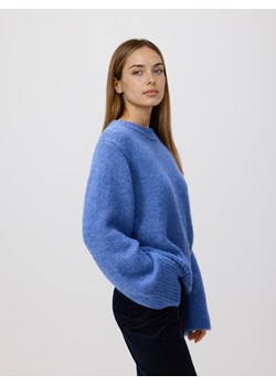 Reserved - Sweter z domieszką wełny - niebieski ze sklepu Reserved w kategorii Swetry damskie - zdjęcie 186714458