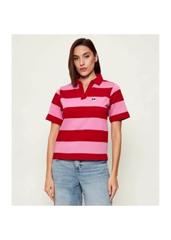 Karl Lagerfeld Polo ikon patch | Regular Fit ze sklepu Gomez Fashion Store w kategorii Bluzki damskie - zdjęcie 186715487