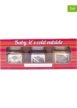 Candle Brothers Świece zapachowe (3 szt.) &quot;Baby it&apos;s cold outside&quot; - 3 x 85 g ze sklepu Limango Polska w kategorii Świece i dyfuzory - zdjęcie 186716228