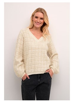 Kaffe Sweter "Bilo" w kolorze kremowym - id: 16633483 - marki Kaffe - 186716288 Kaffe Sweter "Bilo" w kolorze kremowym ze sklepu Limango Polska w kategorii Swetry damskie - zdjęcie 186716288