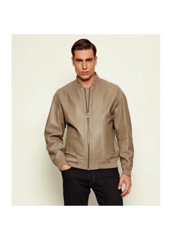 BOSS ORANGE Skórzana kurtka bomber Jobrice | Straight fit ze sklepu Gomez Fashion Store w kategorii Kurtki męskie - zdjęcie 186720838