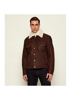 BOSS BLACK Skórzana kurtka Mordy_DB | BOSS X David Beckham | Regular Fit | z dodatkiem wełny ze sklepu Gomez Fashion Store w kategorii Kurtki męskie - zdjęcie 186720858