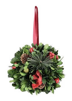 Bizzotto Zawieszka dekoracyjna "Berries" w kolorze zielonym - Ø 12 cm ze sklepu Limango Polska w kategorii Dekoracje - zdjęcie 186722989