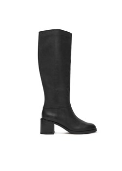 Kozaki Clarks Chamberly Hi 26182861 Czarny ze sklepu eobuwie.pl w kategorii Kozaki damskie - zdjęcie 186723085