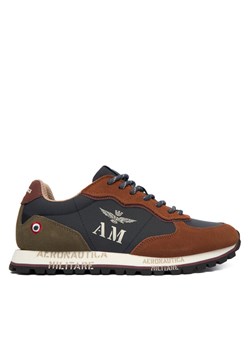 Sneakersy Aeronautica Militare 252SC0320UPL00313 Granatowy ze sklepu eobuwie.pl w kategorii Buty sportowe męskie - zdjęcie 186723086