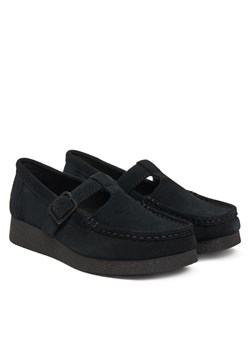 Półbuty Clarks WallabeeEVOBar 26183153 Czarny ze sklepu eobuwie.pl w kategorii Buty sportowe damskie - zdjęcie 186723108