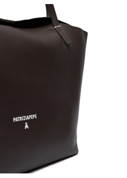 Torebka Patrizia Pepe Borsa 2B0130/L148 Brązowy ze sklepu eobuwie.pl w kategorii Torby Shopper bag - zdjęcie 186723126
