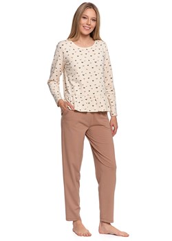 Piżama Moraj PDD4100-012 beige ze sklepu kontri.pl w kategorii Piżamy damskie - zdjęcie 186724455