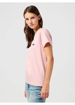 DAMSKA KOSZULKA WRANGLER REGULAR TEE SILVER PINK 112362576 ze sklepu YouNeedit.pl w kategorii Bluzki damskie - zdjęcie 186724749