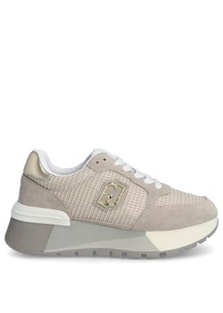 Sneakersy premium  - LIU JO AMAZING 25 BEŻOWE ze sklepu Tymoteo.pl - sklep obuwniczy w kategorii Buty sportowe damskie - zdjęcie 186725359