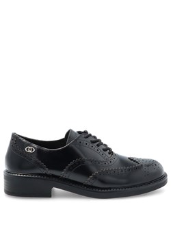 Damskie oxfordy premium - LIU JO ELISA 01 CZARNE ze sklepu Tymoteo.pl - sklep obuwniczy w kategorii Półbuty damskie - zdjęcie 186725398