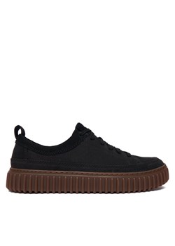 Sneakersy Clarks Torhill Lace 26183470 Czarny ze sklepu eobuwie.pl w kategorii Buty sportowe męskie - zdjęcie 186729035