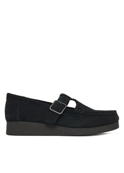 Półbuty Clarks WallabeeEVOBar 26183153 Czarny ze sklepu eobuwie.pl w kategorii Buty sportowe damskie - zdjęcie 186729037