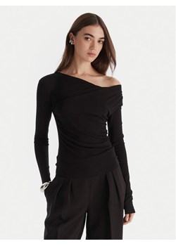 Patrizia Pepe Bluzka 2M4479/J337-K103 Czarny Regular Fit ze sklepu MODIVO w kategorii Bluzki damskie - zdjęcie 186729325