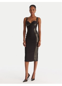 Elisabetta Franchi Sukienka koktajlowa AB-838-57E2-V480 Czarny Slim Fit - id: 0000305657756 - marki Elisabetta Franchi - 186729337 Elisabetta Franchi Sukienka koktajlowa AB-838-57E2-V480 Czarny Slim Fit ze sklepu MODIVO w kategorii Sukienki - zdjęcie 186729337