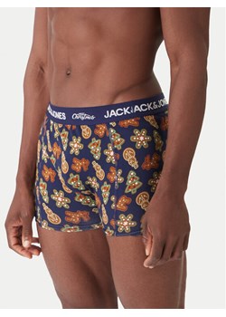 Jack & Jones Komplet bokserki i skarpety Gingerbread Giftbox 12285133 Kolorowy ze sklepu MODIVO w kategorii Majtki męskie - zdjęcie 186729348