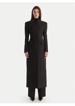 PINKO Płaszcz wełniany Jacinta Capotto 106123 A30G Szary Regular Fit ze sklepu MODIVO w kategorii Płaszcze damskie - zdjęcie 186729357
