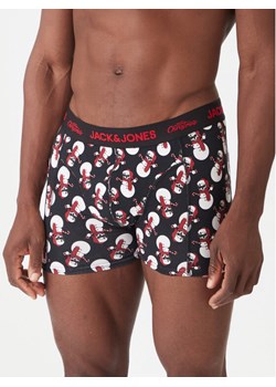 Jack & Jones Komplet bokserki i skarpety Snow Skulls Giftbox 12285138 Czarny ze sklepu MODIVO w kategorii Majtki męskie - zdjęcie 186729358