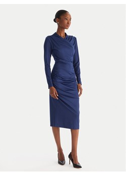 ACCESS FASHION Sukienka koktajlowa 54-3040-225 Granatowy Slim Fit ze sklepu MODIVO w kategorii Sukienki - zdjęcie 186729398