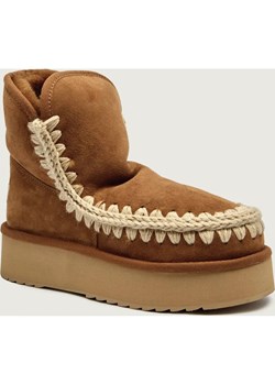 MOU Śniegowce Platform boot suede | shearling | zamsz ze sklepu Gomez Fashion Store w kategorii Śniegowce damskie - zdjęcie 186731916