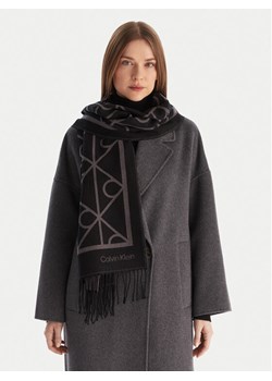 Szalik Calvin Klein LV04D8061 Szary ze sklepu eobuwie.pl w kategorii Szaliki i chusty damskie - zdjęcie 186732125