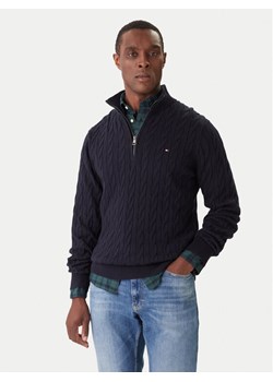 Tommy Hilfiger Sweter Classic MW0MW36532 Granatowy Regular Fit ze sklepu MODIVO w kategorii Swetry męskie - zdjęcie 186732437