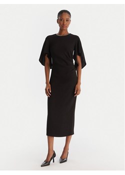 PINKO Sukienka koktajlowa Scopone Abito 105583 A2Q2 Czarny Regular Fit ze sklepu MODIVO w kategorii Sukienki - zdjęcie 186732456