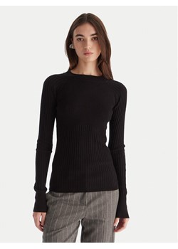Patrizia Pepe Sweter 2K0337/K7S0-K103 Czarny Slim Fit - id: 0000305439864 - marki Patrizia Pepe - 186732467 Patrizia Pepe Sweter 2K0337/K7S0-K103 Czarny Slim Fit ze sklepu MODIVO w kategorii Swetry damskie - zdjęcie 186732467