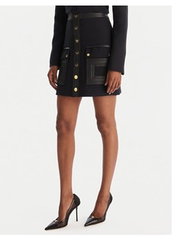 Elisabetta Franchi Spódnica trapezowa GO-120-57E2-V490 Czarny Regular Fit ze sklepu MODIVO w kategorii Spódnice - zdjęcie 186732495